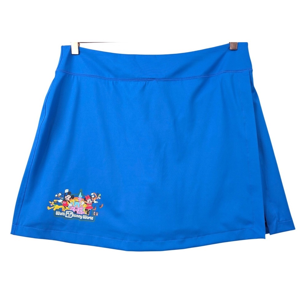 Disney Parks Womens XL Blue Play in the Park Walt Disney World Active Skort
